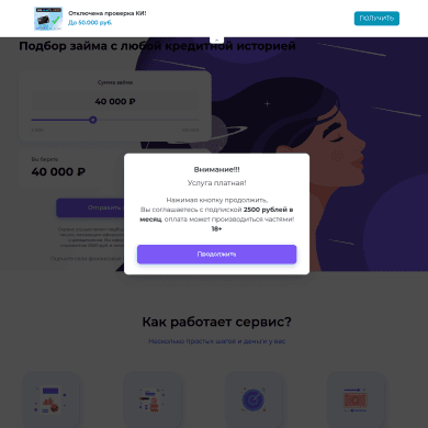 Мобильная версия сайта Totzaim: форма заявки и галочки согласия с офертой